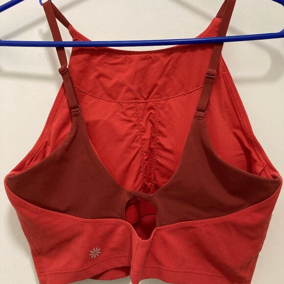 Athleta Intention Crop (Small, A-C) — Bra Tank Top, Red, Good Condition - Picture 3 of 3